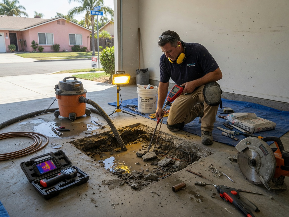 Emergency Slab Leak Detection in Colima, CA 90603