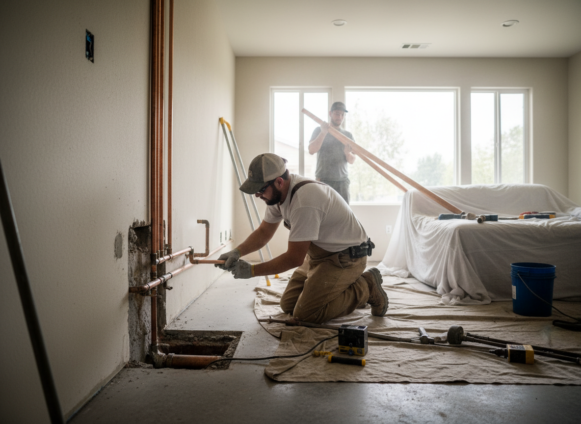 Slab Leak Bypass and Repiping Services in Whittier, CA