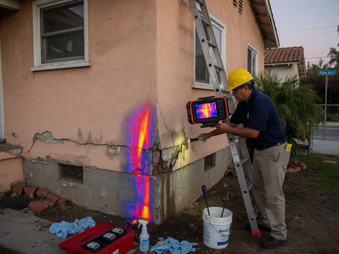 Slab Leak Detection in Spy Glass Hill