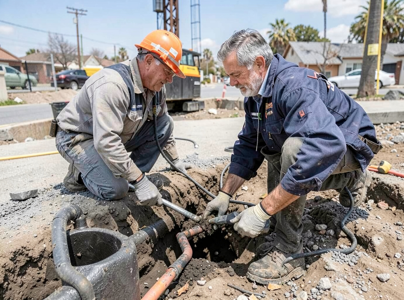 Underground Water Line Leak Location in Whittier, CA